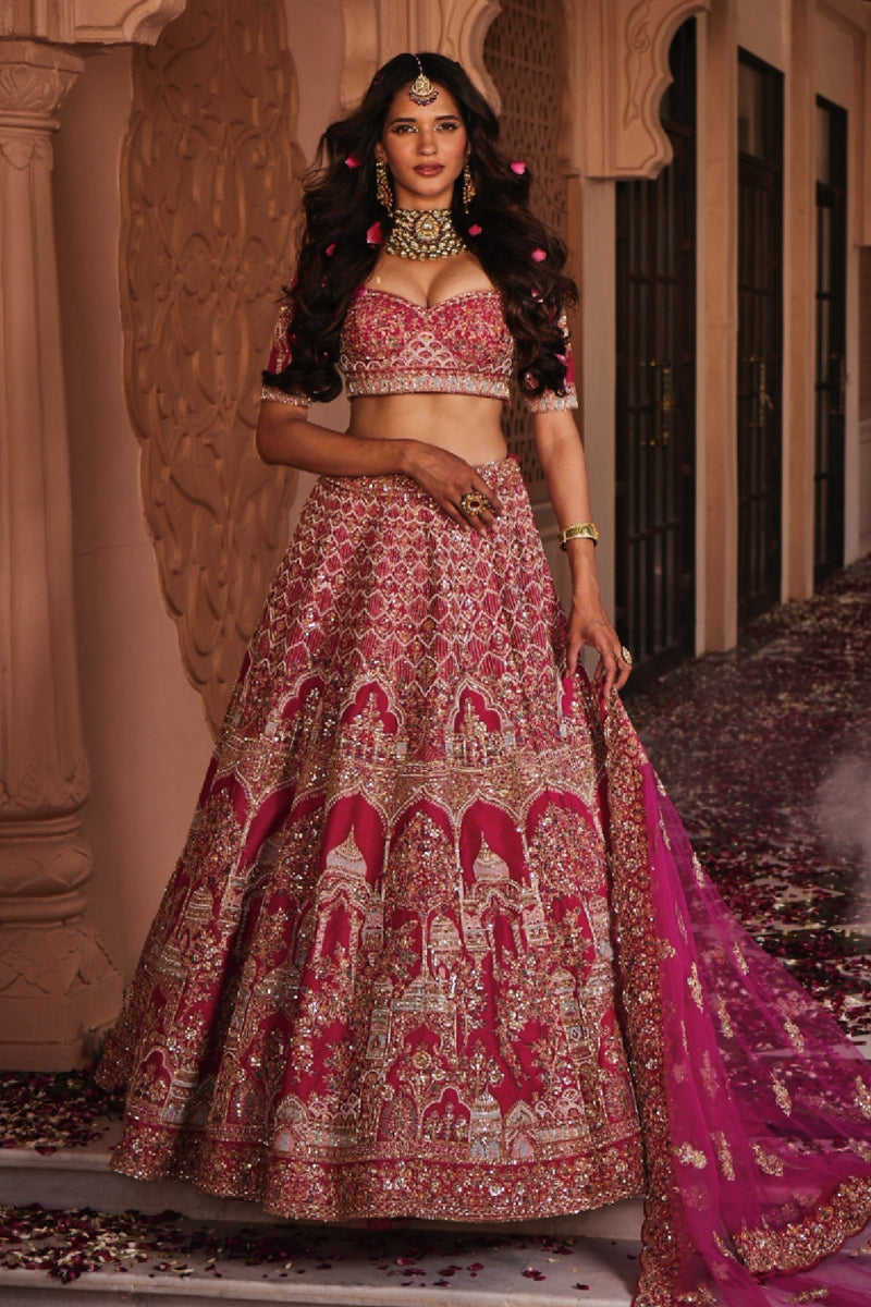 Rani Heavily Embroidered Lehenga