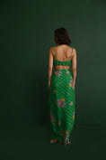 Load image into Gallery viewer, Adele Georgette Drape Skirt Set- back view
