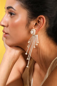 Load image into Gallery viewer, Multi Bunch Pearl Linear Earring Worn By Sonam Kapoor
